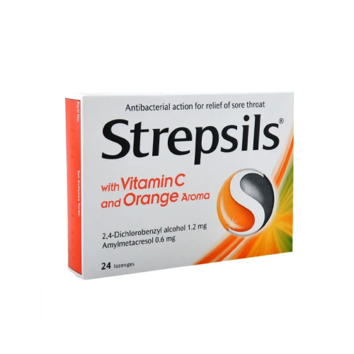 Strepsils Herbal C Vitaminli Portakal Aromalı Pastil 24 Adet