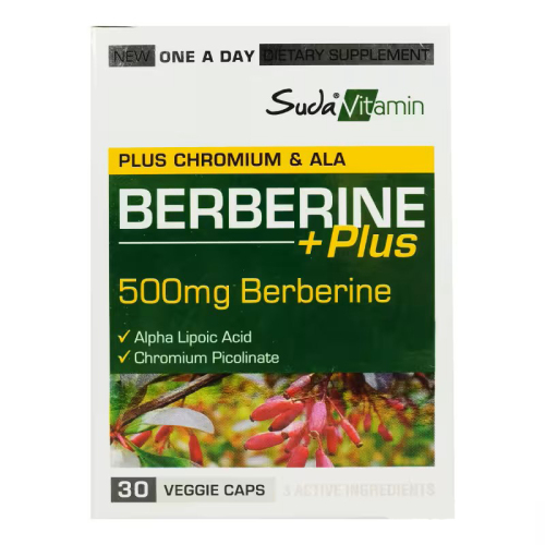 Suda Vitamin Berberine Plus Karamuk Ekstresi 30 Kapsül