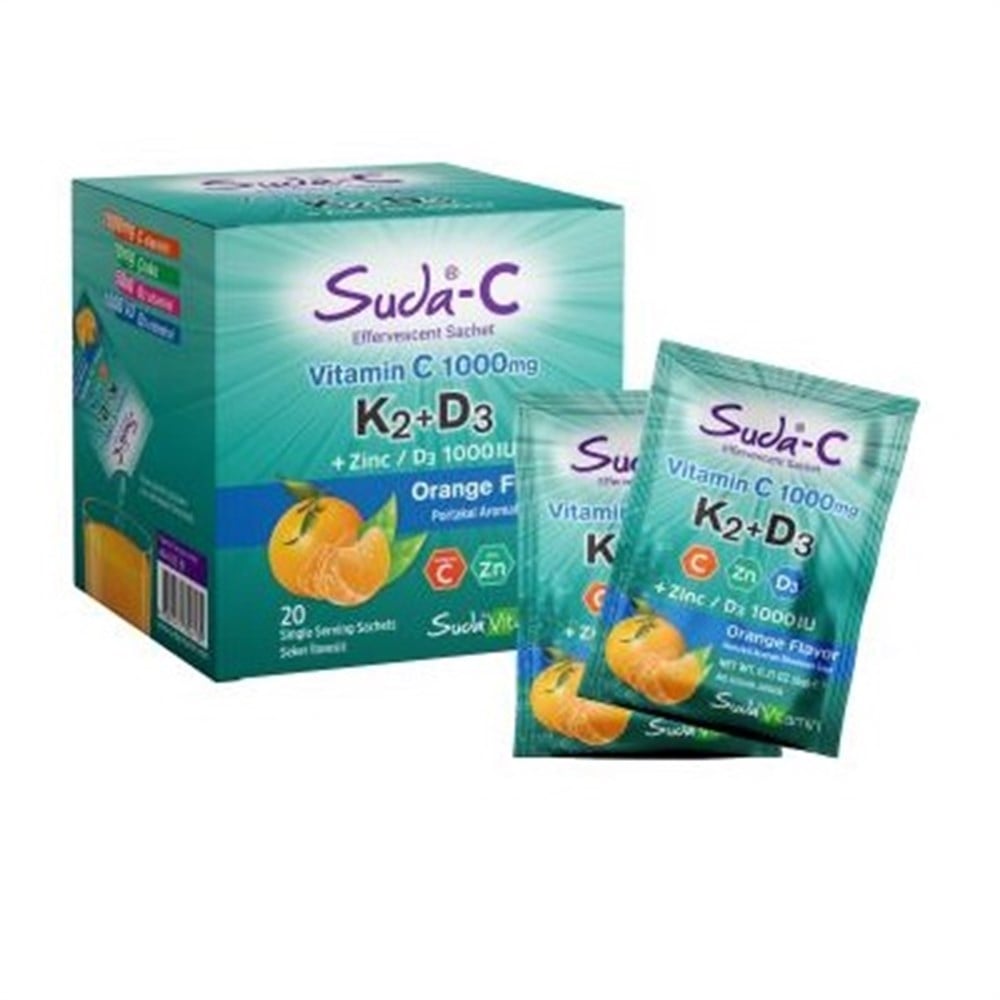 Suda-C C Vitamini 1000 mg K2+D3 20 Saşe