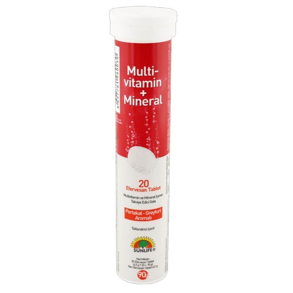 Sunlife Multivitamin + Mineral 20 Brausetabletten