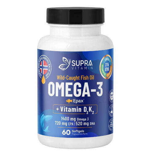 Supra Vitamin Omega-3 60 Kapsül