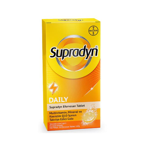 Supradyn Daily Multivitamin, Mineral ve Koenzim İçeren Takviye Edici Gıda 30 Tablet