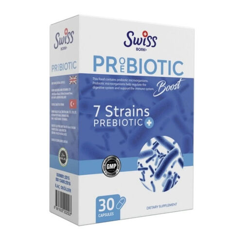 Swiss Bork Probiotic Boost Takviye Edici Gıda 30 Capsul