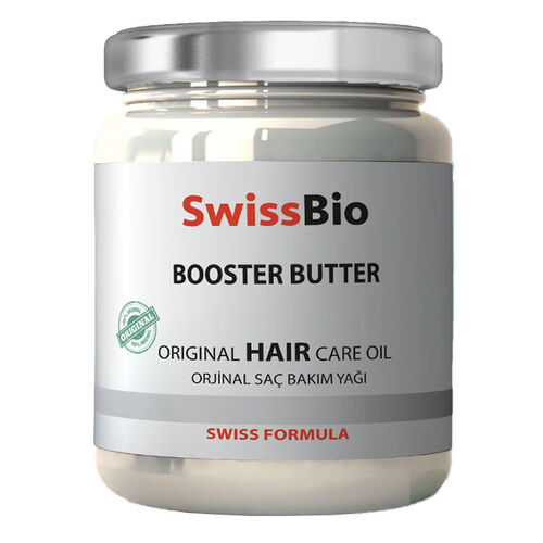 SwissBio Booster Tereyağı Orijinal Saç Bakım Yağı 200 ml