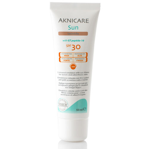 Synchroline Aknicare Солнцезащитный тонирующий крем SPF30 50 мл