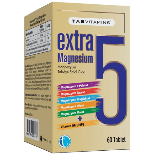 TAB İlaç Sanayi A.Ş Extra Magnesium 60 Tablet