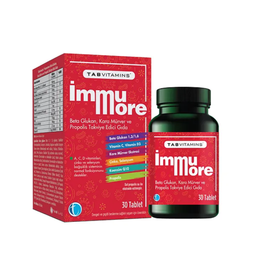 Tab Vitamins Immumore Takviye Edici Gıda 30 Tablet