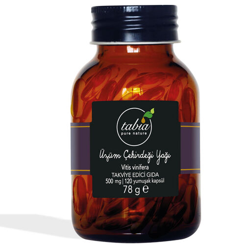 Tabia Üzüm Çekirdeği Yağı 500mg - 120 Kapsül