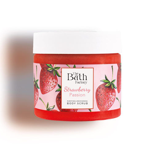 The Bath Factory Vücut Peelingi - Çilek Aromalı 300 gr