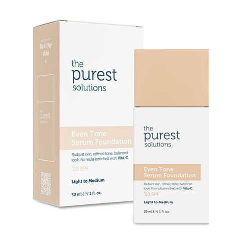 The Purest Solutions Even Tone Leke Karşıtı Serum Fondöten SPF50+ 30 ml - Açık-Orta Ton