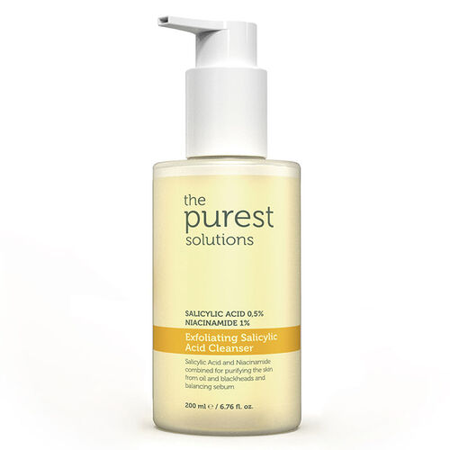 The Purest Solutions Peeling Salisilik Asit Temizleyici %0,5 Salisilik Asit, %1 Niacinamide 200 ml
