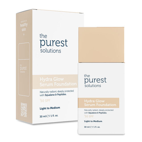 The Purest Solutions Hydra Glow Nemlendirici Serum Fondöten SPF50+ 30 ml - Açık-Orta Ton