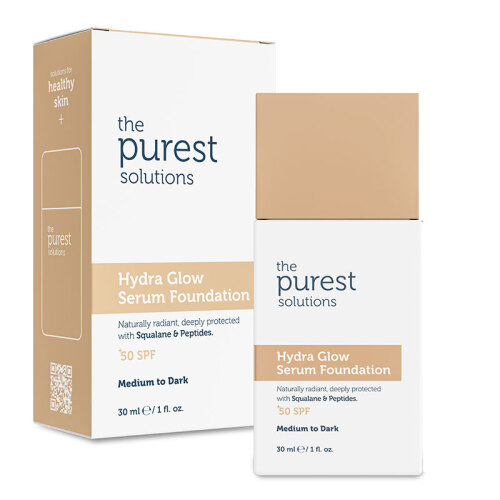 The Purest Solutions Hydra Glow Nemlendirici Serum Fondöten SPF50+ 30 ml - Orta-Koyu Ton