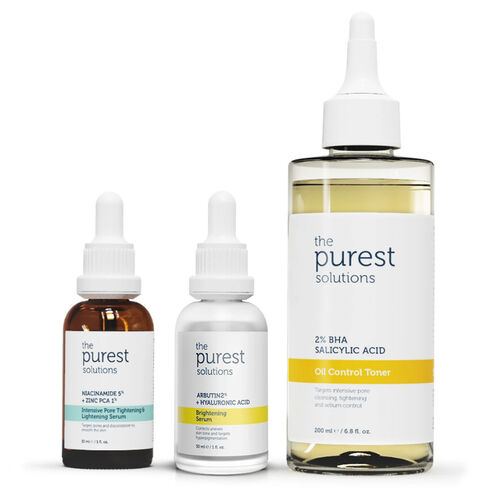 En Saf Çözümler Leke ve Siyah Nokta Karşıtı Güçlendirici Bakım Seti