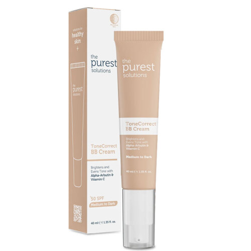 The Purest Solutions Lekeli Ciltler İçin Cilt Tonu Eşitleyici BB Krem SPF50+ 40 ml Orta-Koyu Ton