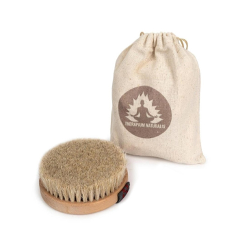 Therapium Naturalis Doğal Yuvarlak At Kılı Fırçası