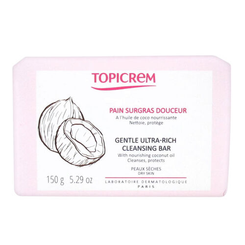 Topicrem Gentle Ultra Rich Cleansing Bar with Coconut Oil 150 gr