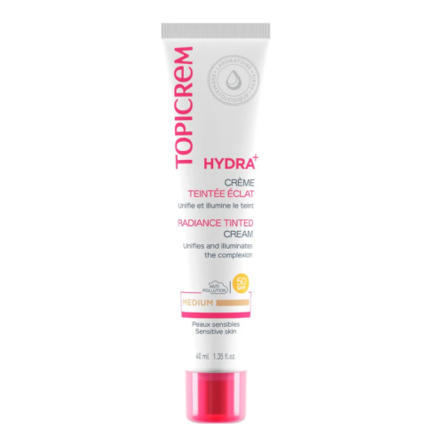 Topicrem Hydra+ Tinted Radiance Cream SPF 50+ 40 ml - Medium