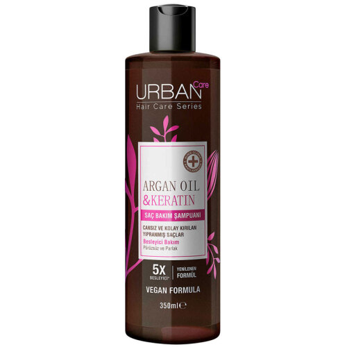 Urban Care Argan Oil Keratin Besleyici ve Kırılma Karşıtı Saç Bakım Şampuanı 350 ml