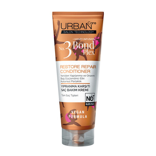 Urban Care Honey Infusion Bond Plex Yıpranma Karşıtı Saç Bakım Kremi 250 ml