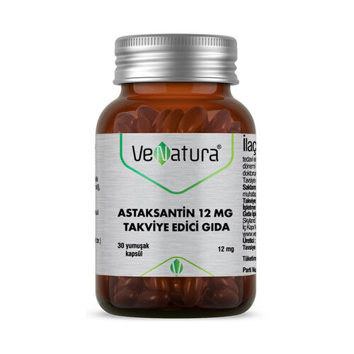 VeNatura Пищевая добавка с астаксантином, 30 мягких капсул