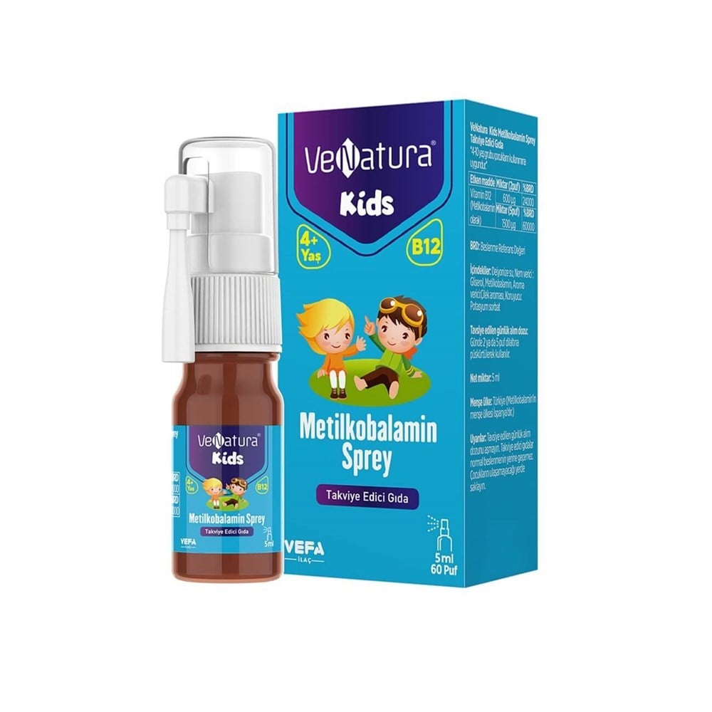 VeNatura Kids Methylcobalamin Spray 5 მლ 60 ფაფა