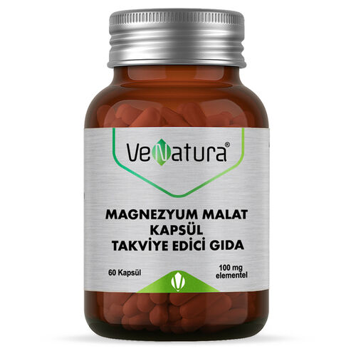 VeNatura Magnezyum Malat 100mg 60 Kapsül