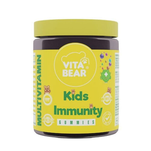 Vita Bear Multivitamin Immunity Vitamin Kompleks İçeren Takviye Edici Gıda 60 Çiğnenebilir Jel Form