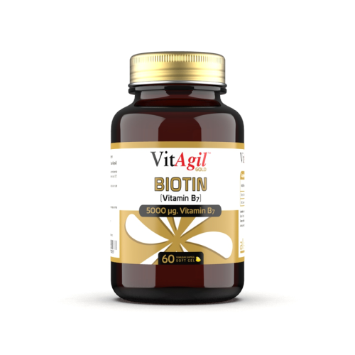 Vitagil Gold Biotin 5000 Mcg İçeren Takviye Edici Gıda 60 Kapsül
