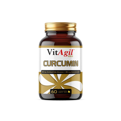 Vitagil Gold Curcumin ve Koenzim Q10 İçeren Takviye Edici Gıda 60 Jel Kapsül