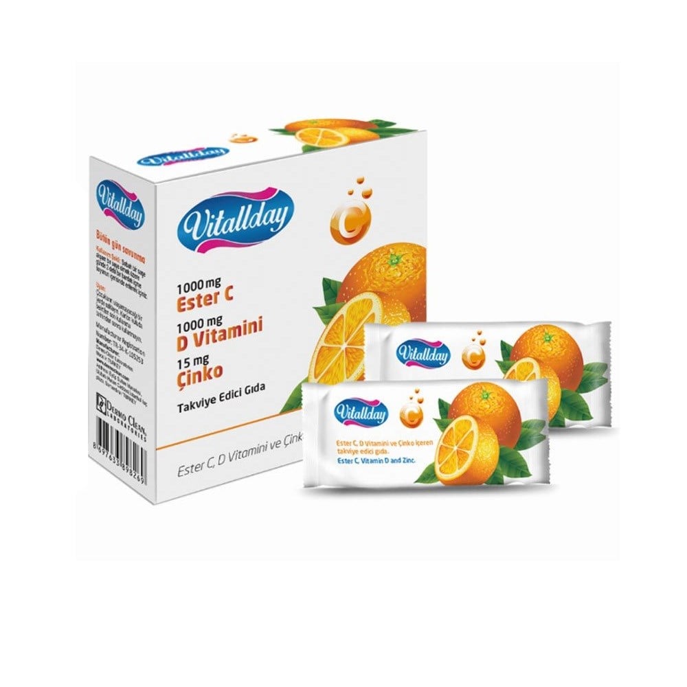 Vitallday Ester C Vitamini 1000 mg 15 Kuşak