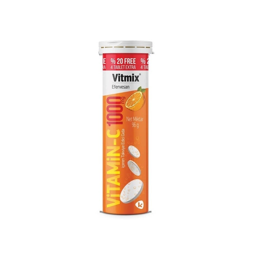 Vitmix Vitamin C 1000 mg 24 Efervesan Tablet