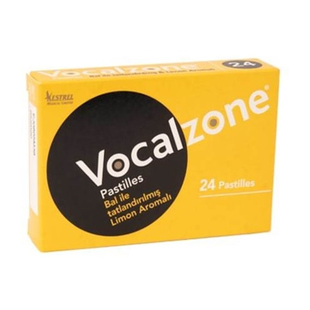 Vocalzone Zitronengeschmack 24 Lutschtabletten