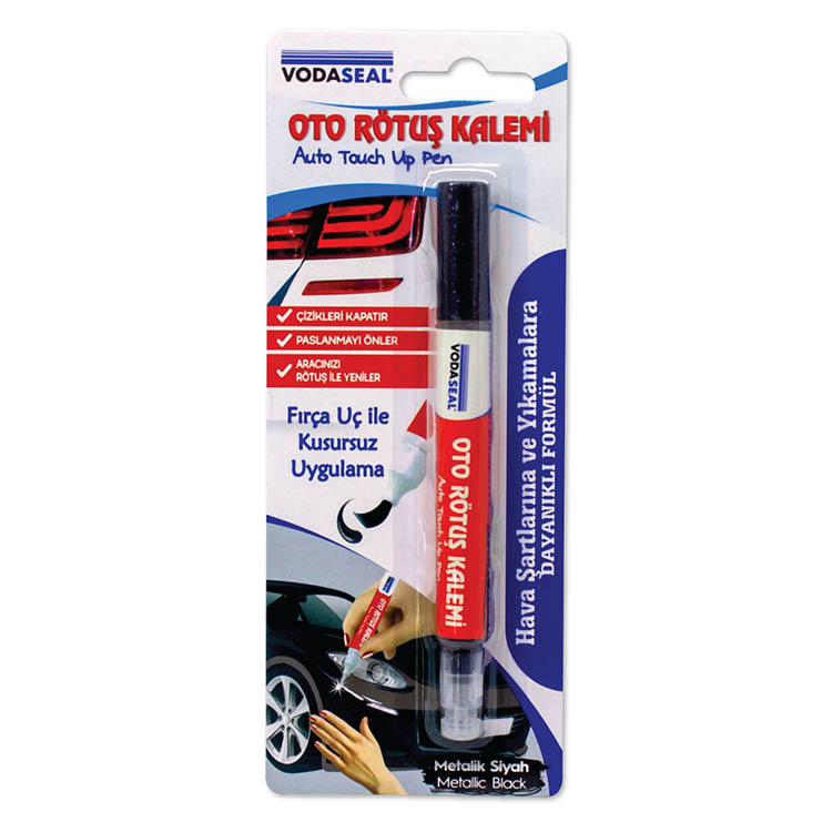 Vodaseal 5ml Oto Rötuş Kalemi Metalik Siyah 870110
