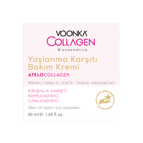 Voonka AteloCollagen Yaşlanma Karşıtı Bakım Kremi 50 ml