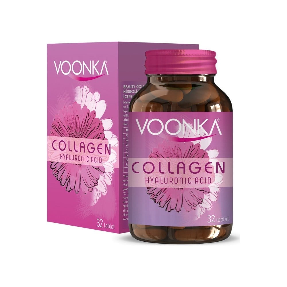 Voonka Beauty Collagen Hyaluronic Acid 32 Tablets