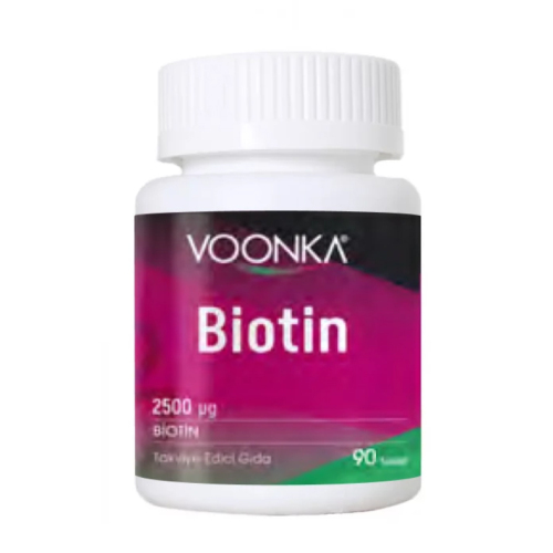 Voonka Biotin İçerikli Takviye Edici Gıda 100 Tablet