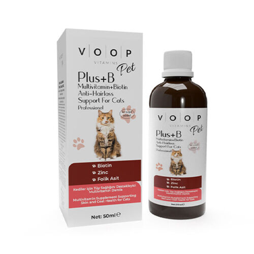 Voop Pet Kediler İçin Tüy Sağlığı Damlası 50 ml