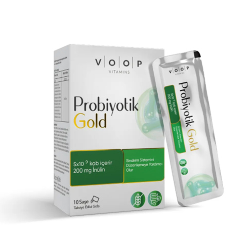 Voop Probiyotik Mikroorganizma İçeren Saşe Takviye Edici Gıda 10 Adet