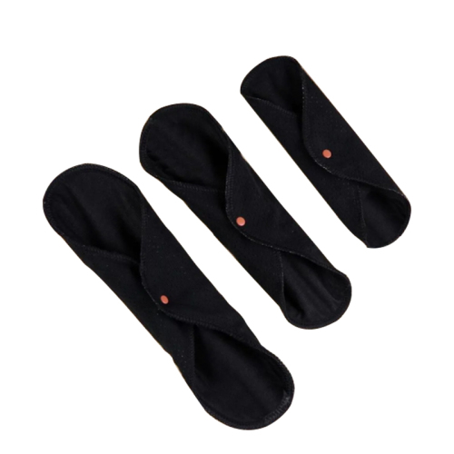 W-Beside JeniPad Yıkanabilir Ped Mix -Siyah