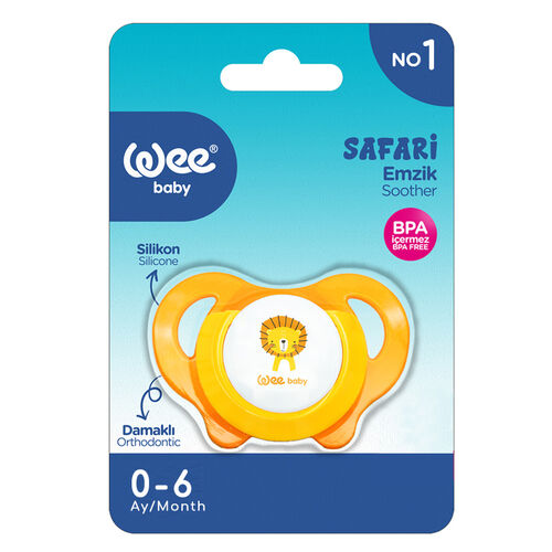 Wee Baby Damaklı Safari Emzik 0-6 Ay 946