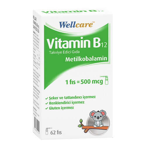 Wellcare Vitamin B12 500 mcg Spray 62 Puf