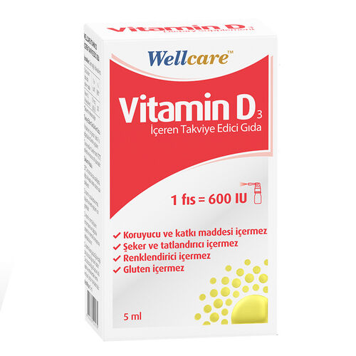 600 IU D3 vitamini damla