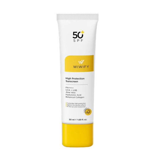 WIWIFY SPF50+ Leke Karşıtı Yüksek Korumalı Güneş Kremi 50 ml