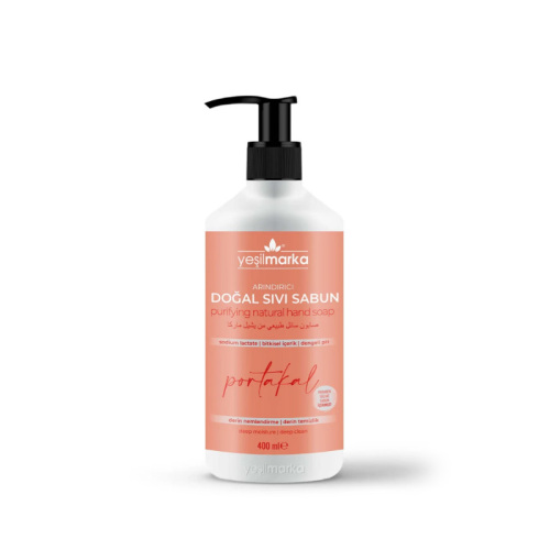 Yeşilmarka Arındırıcı Portakallı Doğal Sıvı Sabun 400 ml