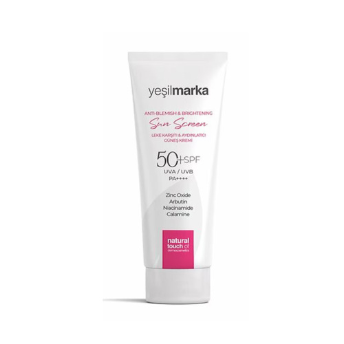 Yeşilmarka Leke Karşıtı & Aydınlatıcı Güneş Kremi 50+Spf 50 ml