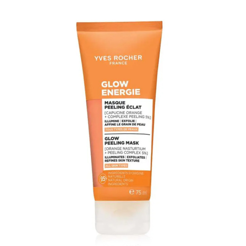 Yves Rocher Glow Energie %5 AHA Işıltı Veren Peeling Maske 75 ml