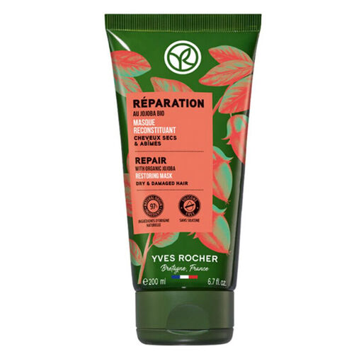 Yves Rocher Reparation Yipranmış Saçlar İçin Prebiyotik Saç Maskesi 200 ml