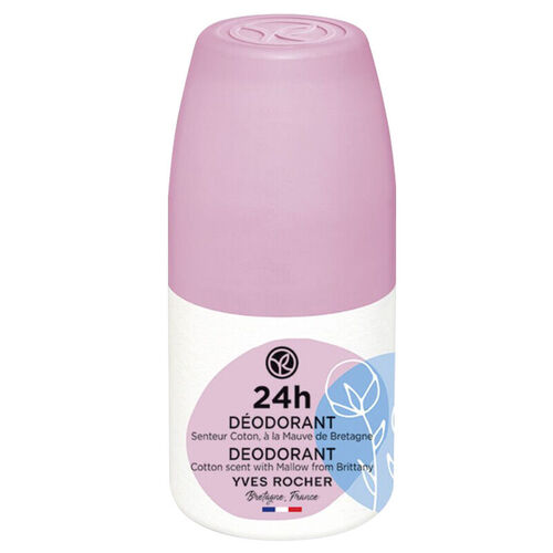 Yves Rocher Roll-on Deodorant - Pamuk Çiçeği ve Ebegümeci 50 ml