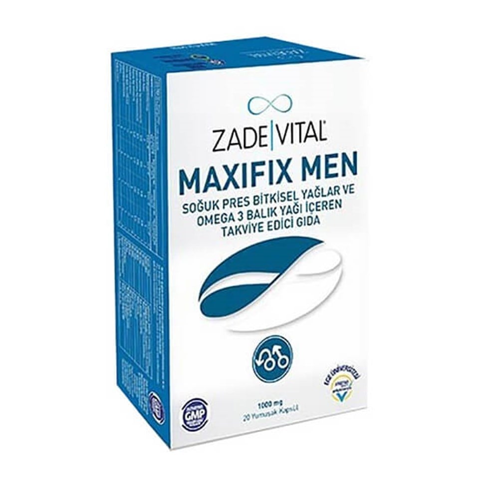 Zade Vital Maxifix Men 20 Kapsül